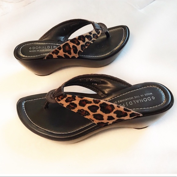donald pliner leopard sandals